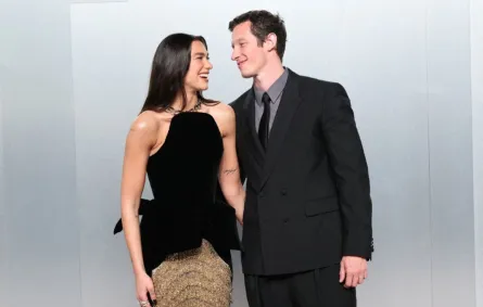 دوا ليبا وكالوم تيرنر في لوس أنجلوس، كاليفورنيا ( Dua Lipa and Callum Turner in Los Angeles, California). مصدر الصورة: Amy Sussman/Getty Images for Vanity Fair/AFP