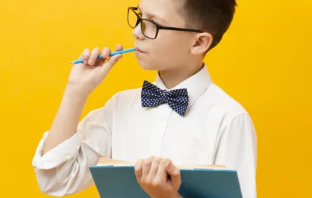 صورة تعبر عن طفل ذكي