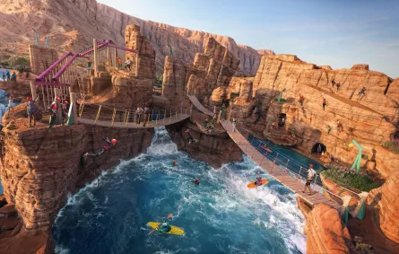 التجارب المائية في أكواريبيا مدينة القدية