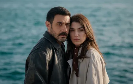 كارمن بصيبص ومحمود نصر من أحداث المسلسل - الصورة سكرين شوت من الحلقة