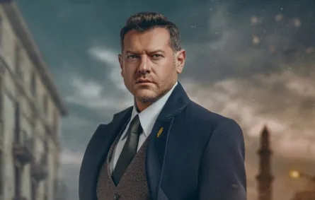 عمرو يوسف غلى ملصق مسلسل الفرنساوي - الصورة من صفحة يانغو بلاي على انستغرام