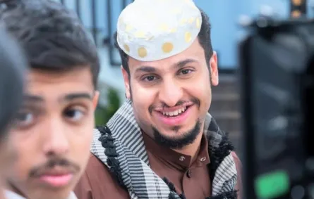 فيصل العيسى ومحمد الحربي من كواليس شباب البومب- الصورة من حساب محمد على الانستغرام