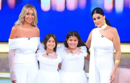 غادة عبد الرازق وابنتها وحفيدتيها- الصورة من صفحة غادة على فيسبوك