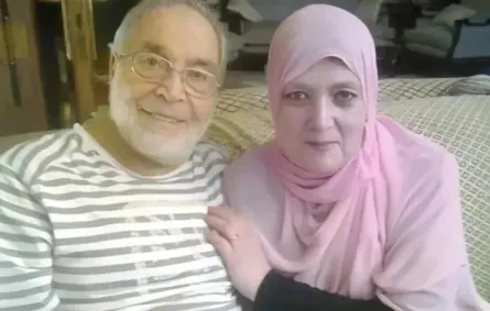 شمس البارودي وحسن يوسف- الصورة من حساب عمر حسن يوسف في إنستغرام