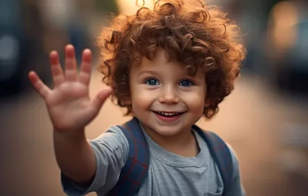 صورة تدل على طفل ينمو بشكل سليم