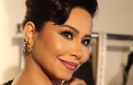 شيرين عبد الوهاب- الصورة من انستغرام خبيرة التجميل هالة عجم 