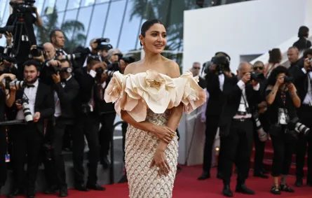 أنوشكا شارما Anushka Sharma في مهرجان كان السينمائي 2023. مصدر الصورة: Patricia DE MELO MOREIRA / AFP