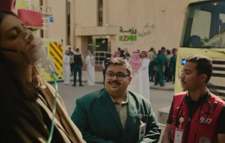 كواليس فيلم عكس سير- الصورة من صفحة المستشار تركي آل الشيخ