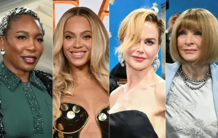 صورة مجمعة تشمل فينوس ويليامزVenus Williams، بيونسيه Beyonce، نيكول كيدمان Nicole Kidman، وآنا وينتورAnna Wintour. مصدر الصورة: ANGELA WEISS / AFP