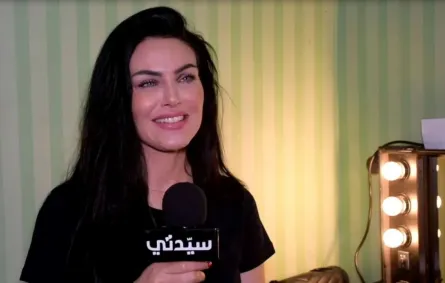 دارين حداد خلال لقائها بكاميرا «سيّدتي»