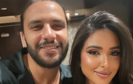 آية سماحة وزوجها محمد السباعي
