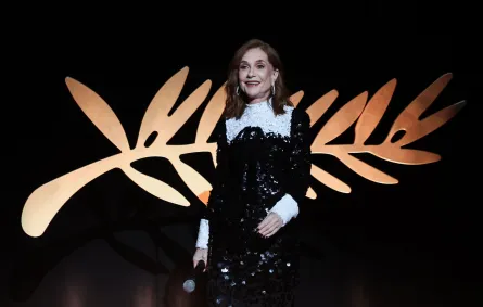إيزابيل أوبير Isabelle Huppert في مهرجان كان السينمائي 2026. مصدر الصورة: Valery HACHE / AFP