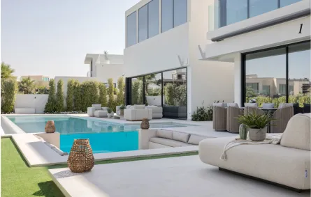جلسة خارجية من تصميم المهندسة رشا خطار 