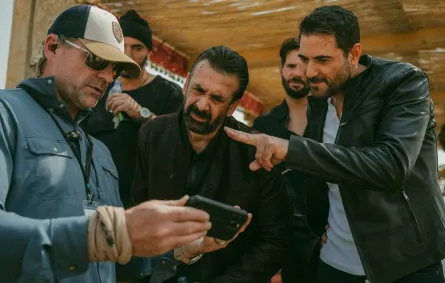 كريم عبدالعزيز وأحمد عز من كواليس فيلم 7Dogs