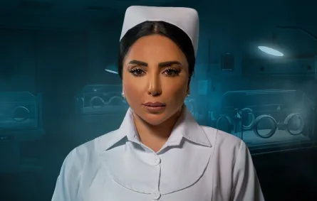 أبرار أبو سيف على الملصق الدعائي لمسلسل سستر فخرية - الصورة من صفحة منصة شاهد على انستغرام