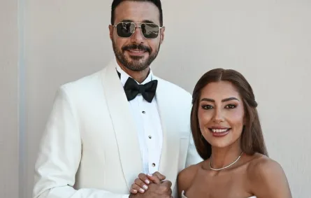 صورة زفاف أحمد السعدني وميرنا الهلباوي - الصورة من حساب أحمد السعدني على انستغرام