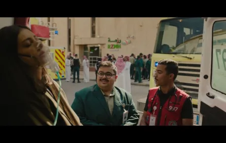 كواليس فيلم عكس سير - الصورة من حساب المستشار تركي بن عبدالمحسن آل الشيخ على إنستغرام