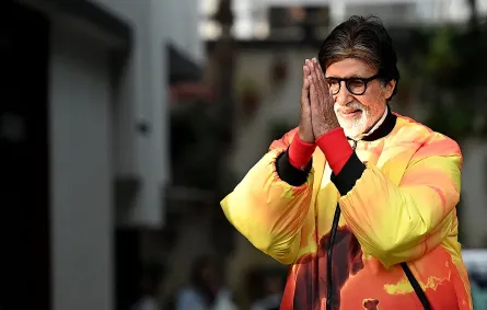 أميتاب باتشان في مومباي (Amitabh Bachchan in Mumbai). مصدر الصورة: Sujit JAISWAL / AF