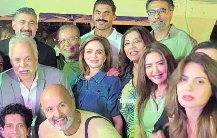 جانب من اجتماع نقابة المهن التمثيلية- الصورة من حساب إلهام شاهين على إنستغرام