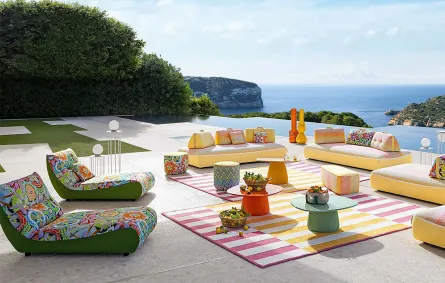 أرائك Formentera للمساحات الخارجية من تصميم Philippe Bouix لعلامة بوش بوبوا Roche Bobois