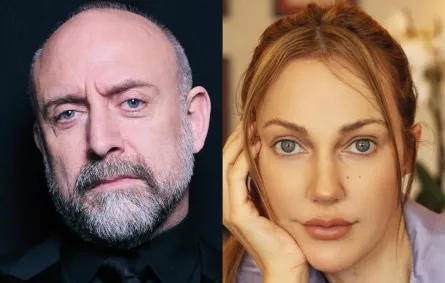مريم أوزرلي وخالد أرغنش. الصورة من حساب شركة Sky Films على إنستغرام