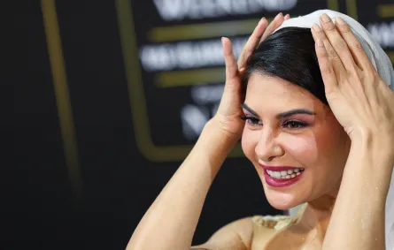 جاكلين فيرنانديز في أبو ظبي Jacqueline Fernandez in Abu Dhabi. مصدر الصورة: Giuseppe CACACE / AFP