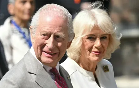 الملك تشارلز والملكة كاميلا في إيطاليا (King Charles and Queen Camilla in Italy). مصدر الصورة: Paul ELLIS / AFP