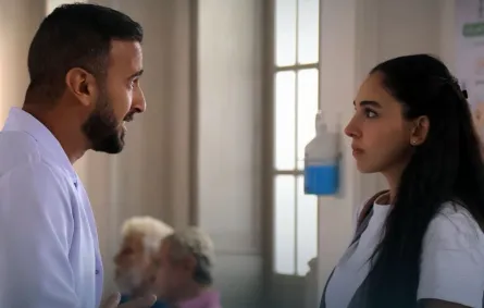 سلمى أبوضيف ومحمد مهران من مسلسل بنج كلي