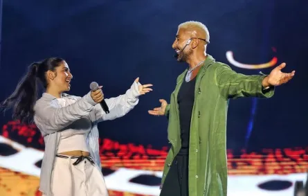 أحمد سعد وابنته جودي- الصورة من حسابه على إنستغرام