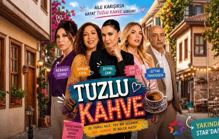 بوستر مسلسل قهوة مالحة (Tuzlu Kahve) - الصورة من حساب القناة العارضة على انستغرام