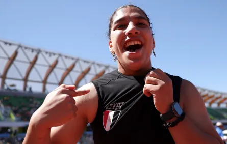 أسيل أسامة تمنح مصر ذهبية تاريخية عالمية- الصورة من الاتحاد الدولي لألعاب القوى