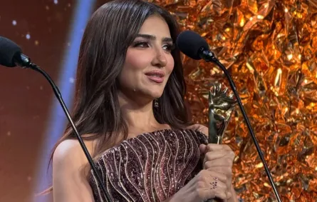 الفنانة مي عمر بحفل جوائز الموريكس 2026 - مصدر الصورة من صفحة الموركس دور الرسمية على إنستغرام