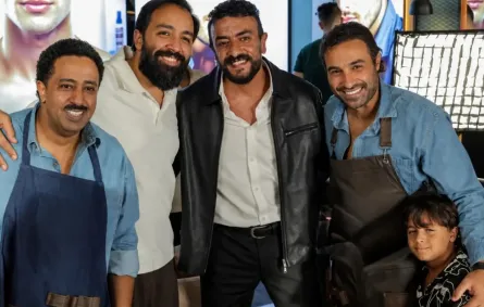 أحمد العوضي في كواليس الفيل على الدرفيل