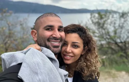 أحمد سعد وعلياء بسيوني- الصورة من حسابه على إنستغرام