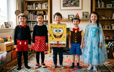 صورة موديلات أزياء تنكرية معاد تدويرها للأطفال