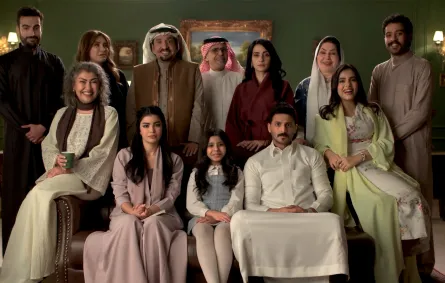 أبطال مسلسل احلى نصيب - الصورة من المركز الاعلامي لـ ام بي سي وشاهد