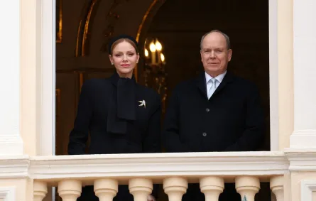 الأمير ألبرت الثاني والأميرة شارلين في إمارة موناكو (Prince Albert II and Princess Charlene in the Principalty of Monaco). مصدر الصورة: Valery HACHE / AFP