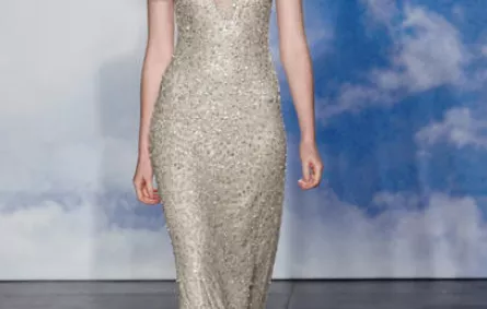 فساتين زفاف Metallic لعروس 2016