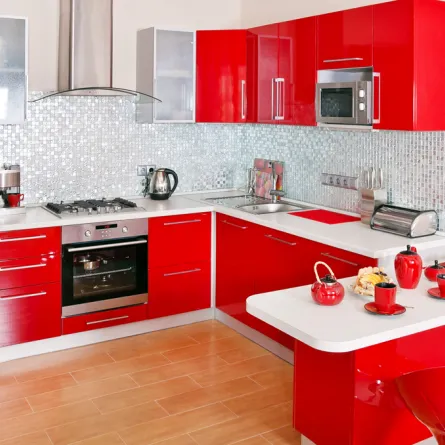 ديكورات مطابخ مودرن مغلقة