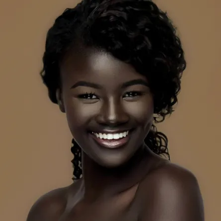 "خوذيا ديوب".. سيدة الميلانين وسوادها النادر