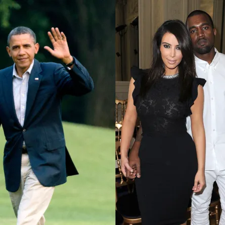 كيم كارداشيان تودع أوباما على طريقتها