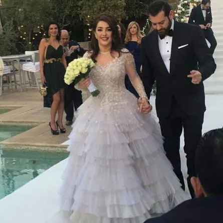 15 صورة من زفاف عمر يوسف وكندة علوش