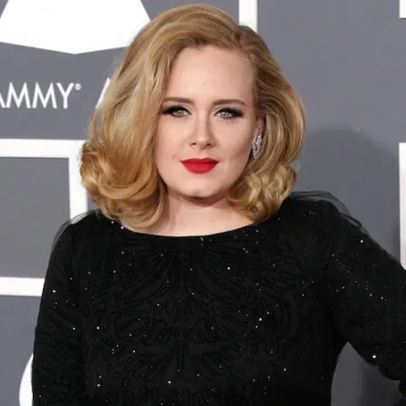 للمرة الرابعة أديل تغني في الغرامي