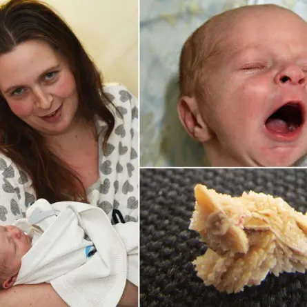 دخلت المستشفى بسبب حصى في الكلى..فتفاجأت بأنها أنجبت طفلاً