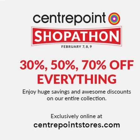 سنتر بوينت تطلق فعالية ماراثون التسوق الإلكتروني
