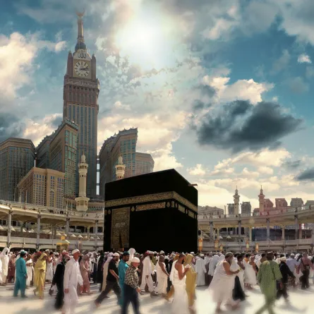 بالفيديو.. القبض على شخص حاول إحراق الكعبة