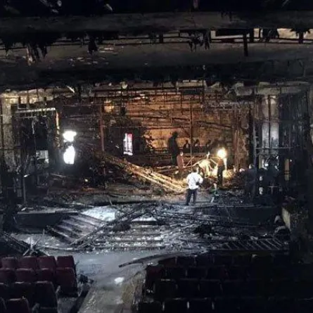 حريق المسرح الذي استقبل على خشبته كل كوميدينات مصر