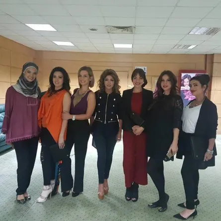 بالصور: ريم البارودي ترسل برقيات حب لنجمات "السبع بنات"