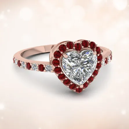 خواتم زفاف لعروس شهر الحب!