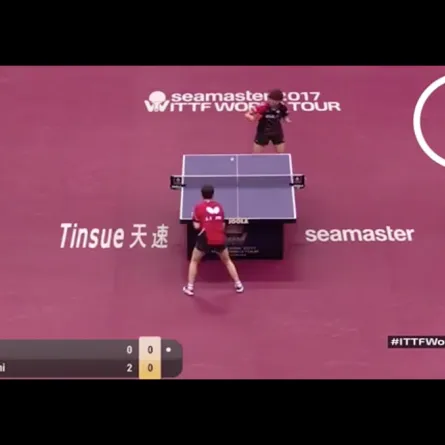 بالفيديو.. أطول نقطة في تاريخ تنس الطاولة